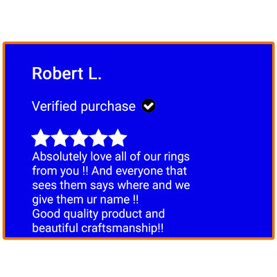 A five-star verified review of vitelpharma's Sleeping Beauty Mountain" Ring - good quality and craftsmanship