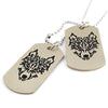 Wolf Totem Tag Necklace (2pcs of Dog Tags)