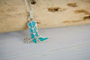 Cowboy Boot & Spur Pendant & Chain